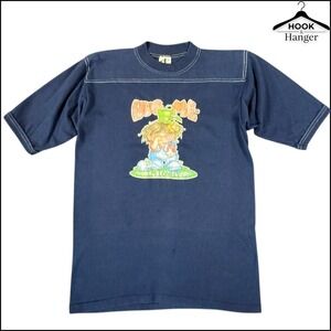 Vintage 80s Downerwear Hug Me I'm Lonely Sad Clown Tee Shirt USA M Single Stitch